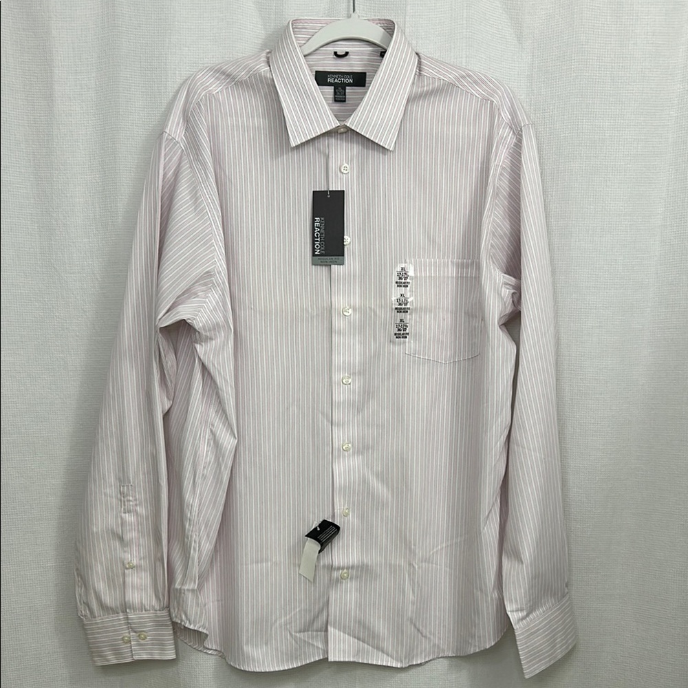 Kenneth Cole Reaction Long Sleeve PinStripe ButtonDown - Size XL-17-17 1/2-36-37